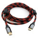 Кабель Extradigital HDMI to HDMI, 3m, v2.0, 28 AWG, Gold, Nylon, 2xFerrites